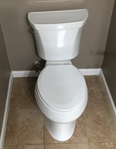 Toilet install